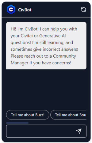 The CivBot Chat Interface